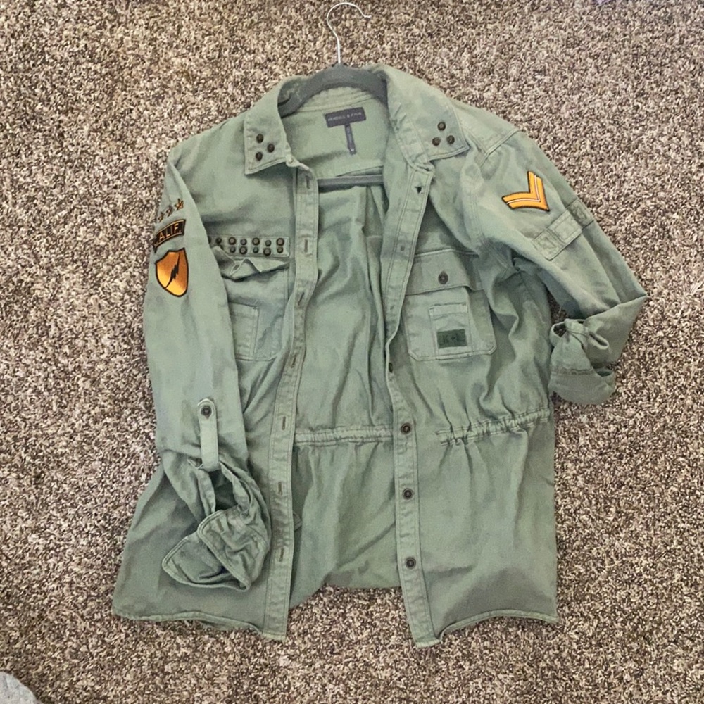 Green jacket military